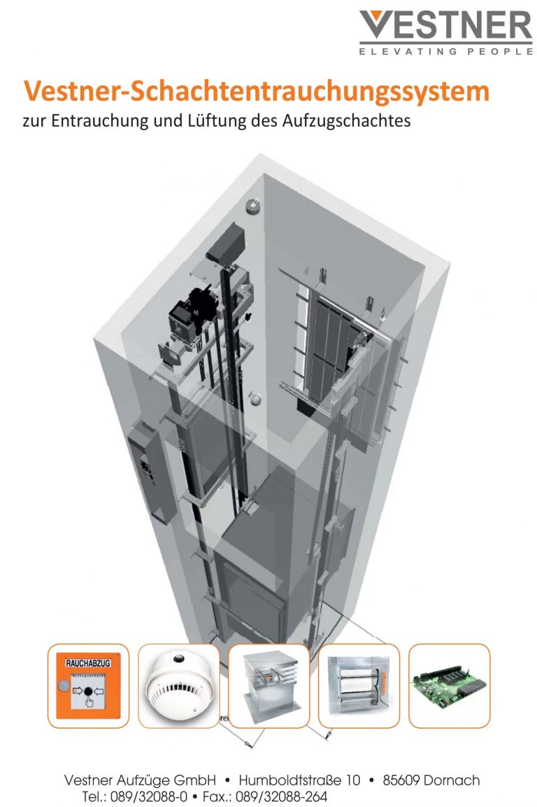 Schachtentrauchung Vestner Aufzüge